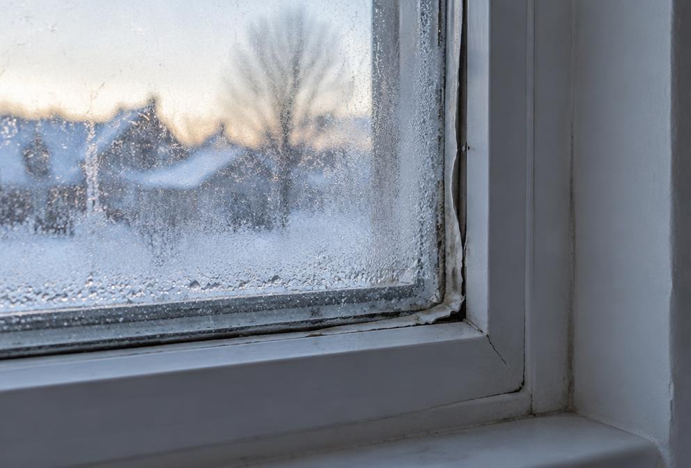 Joint de fenêtre causant une perte d'énergie / Window joint causing energy loss